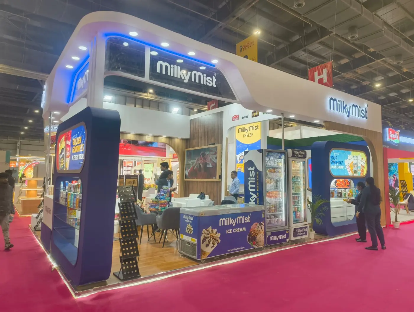 Indus Food exhibition stand by Stagehook Global, Greater Noida — photo 1