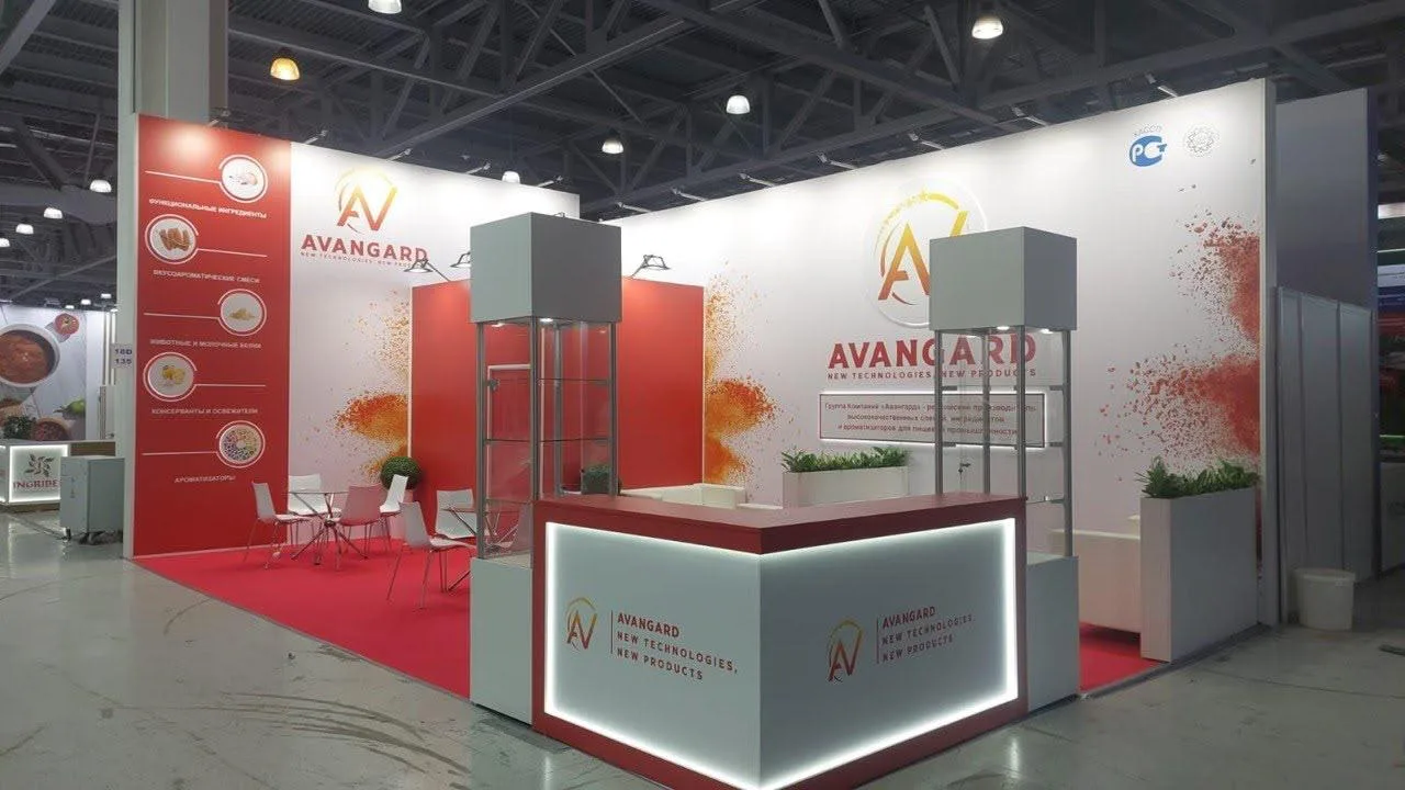 Ingredients Russia exhibition stand by Stagehook Global, Moscow — photo 1